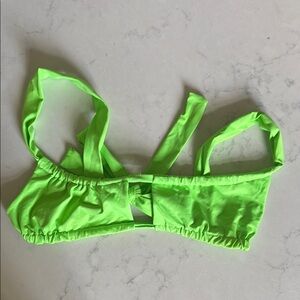 Neon Green Swim Top